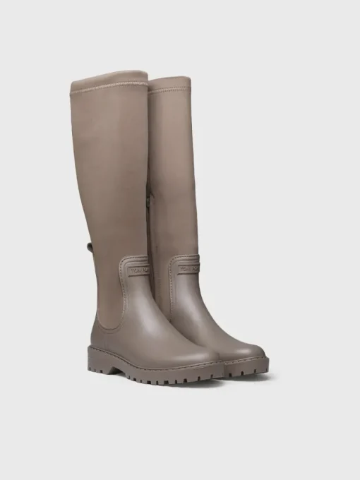 Toni Pons CARDIFF - Rain boot for women in rubber and lycra BROWN Outlet