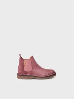 Toni Pons CORA-SY - Chelsea Boot for Kids in Suede RED Clearance