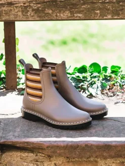 Toni Pons CORBIN - Women's Rain Ankle Boots BROWN Outlet