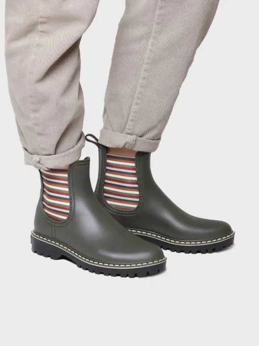 Toni Pons CORBIN - Women's Rain Ankle Boots GREEN Clearance