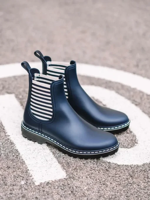 Toni Pons CORBIN - Women's Rain Ankle Boots BLUE Clearance