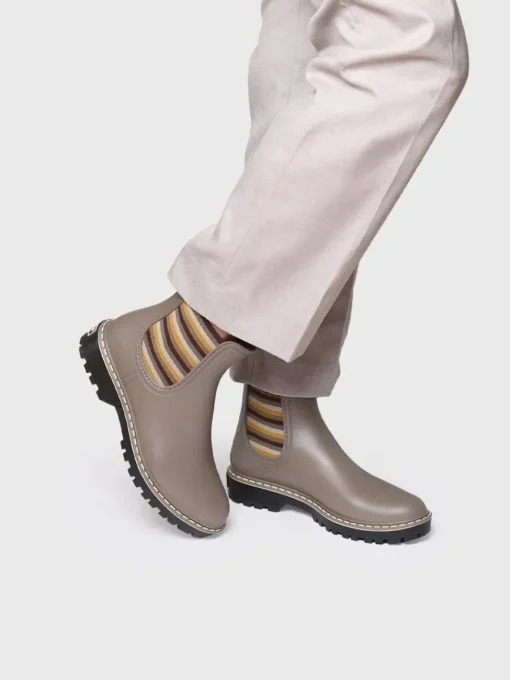 Toni Pons CORBIN - Women's Rain Ankle Boots BROWN Outlet