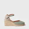 Toni Pons COSTA-5 - Closed leather espadrilles for women MINT Fashion