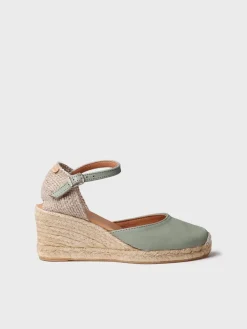 Toni Pons COSTA-5 - Closed leather espadrilles for women MINT Fashion