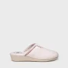 Toni Pons CUNIT-FR - Women's clog-style shoe made from recycled felt WHITE New