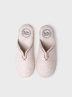 Toni Pons CUNIT-FR - Women's clog-style shoe made from recycled felt WHITE New