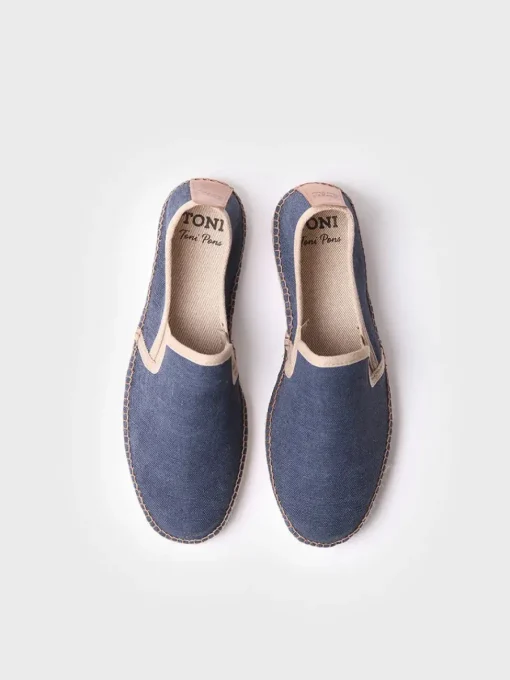 Toni Pons DALLAS - Men's jute espadrilles NAVY Discount