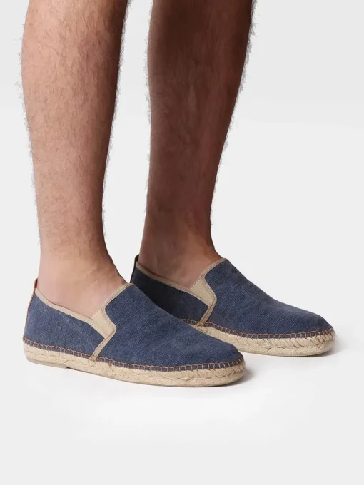 Toni Pons DALLAS - Men's jute espadrilles NAVY Discount