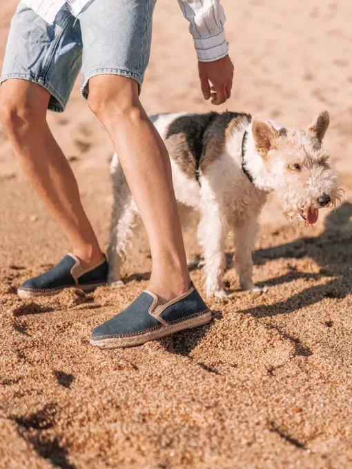 Toni Pons DALLAS - Men's jute espadrilles NAVY Discount