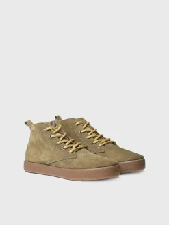 Toni Pons DALTON-SY - Men's Lace-up Ankle boot in Suede grey GREEN Sale