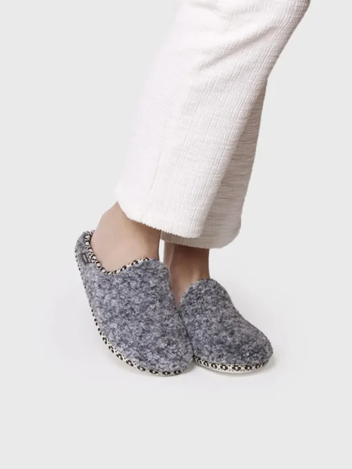 Toni Pons DARLA-SB - Women's slipper-style clog in Sheepskin beige GRAY Best