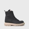 Toni Pons DASHA - Women's nubuck leather boot with laces BLACK Outlet
