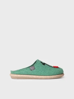Toni Pons DELI-DR - Women's felt slippers GREEN Online
