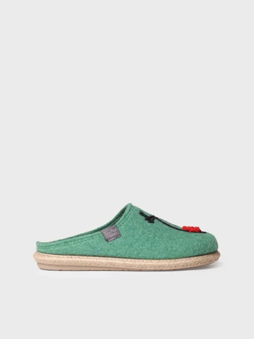 Toni Pons DELI-DR - Women's felt slippers GREEN Online