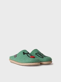 Toni Pons DELI-DR - Women's felt slippers GREEN Online
