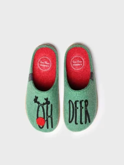 Toni Pons DELI-DR - Women's felt slippers GREEN Online