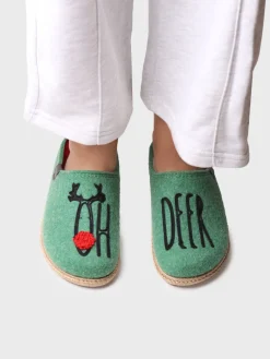Toni Pons DELI-DR - Women's felt slippers GREEN Online