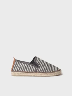 Toni Pons DELVIN - Men's espadrilles in mesh fabric GRAY New