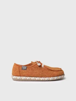 Toni Pons DEMI-FP - Women's slipper in felt with laces ORANGE Best