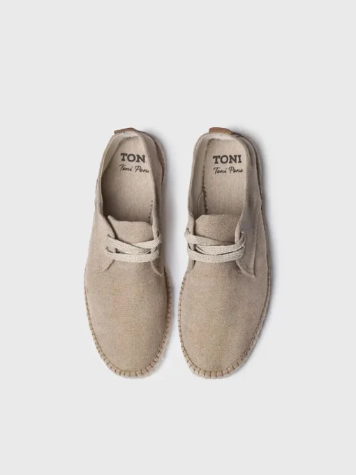 Toni Pons DIXON - Men's espadrilles with laces TOASTED Sale