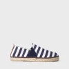 Toni Pons DUSTIN - Men's espadrilles in striped fabric NAVY Sale