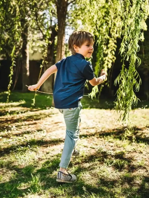 Toni Pons EFES-DD - Espadrille in fabric for boys NAVY Hot