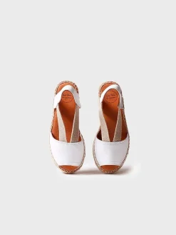 Toni Pons ELI-P - Girl's sandal with elastics WHITE Best