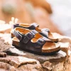 Toni Pons ELLIOT-QT - Kids' BIO sandal in split leather NAVY Best