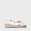 Toni Pons ENOLA-P - Espadrilles for women in leather WHITE Clearance