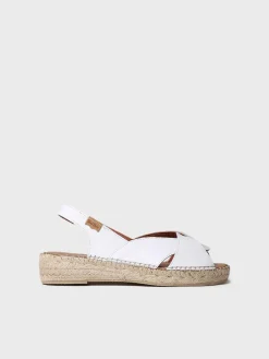 Toni Pons ENOLA-P - Espadrilles for women in leather WHITE Clearance