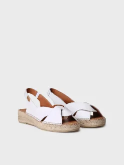 Toni Pons ENOLA-P - Espadrilles for women in leather WHITE Clearance