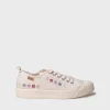Toni Pons GILDA-EA - Low-top women's trainer in recycled cotton and embroidery RAW Hot