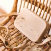 Toni Pons GINGER - Black rubber shoulder bag WHITE Online