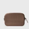 Toni Pons GINGER - Black rubber shoulder bag BROWN Hot