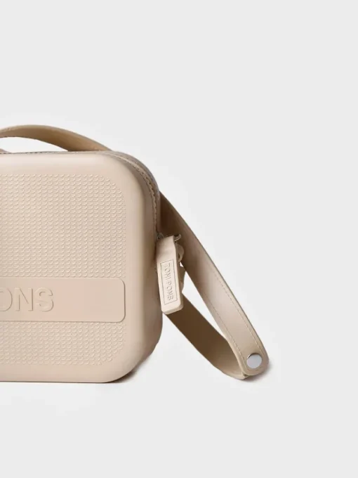 Toni Pons GINGER - Black rubber shoulder bag WHITE Online