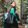 Toni Pons GINNY - Women's bag in padded shinny material BLACK Outlet