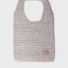 Toni Pons GOIA - Vegan women's crochet bag WHITE Fashion