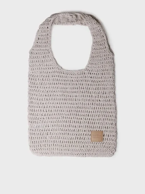 Toni Pons GOIA - Vegan women's crochet bag WHITE Fashion
