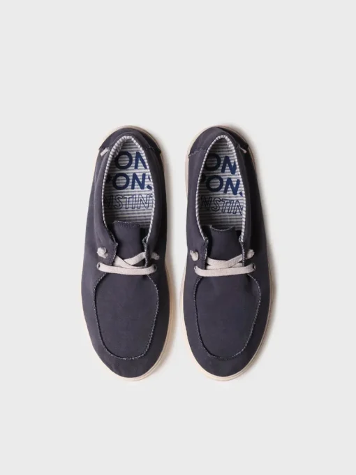 Toni Pons IAN - Men's cotton lace-up shoe NAVY Hot