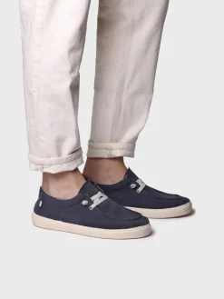 Toni Pons IAN - Men's cotton lace-up shoe NAVY Hot