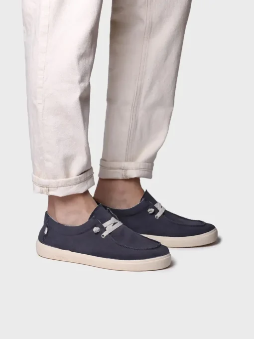 Toni Pons IAN - Men's cotton lace-up shoe NAVY Hot