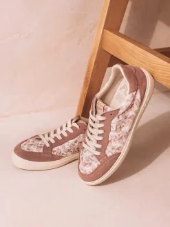 Toni Pons ILDA - Women's athletic shoe with floral print PINK Fashion