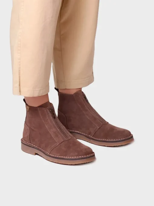 Toni Pons INDIA-SY - Women's Ankle boot in Suede BROWN Clearance