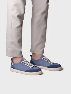 Toni Pons IRON - Men's cotton athletic shoe with laces NAVY Sale