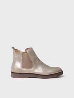 Toni Pons ISA-PL - Silver leather boot for women GOLD Outlet