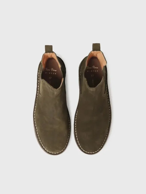 Toni Pons ISA-SY - Women's Ankle boot in Suede GREEN Best