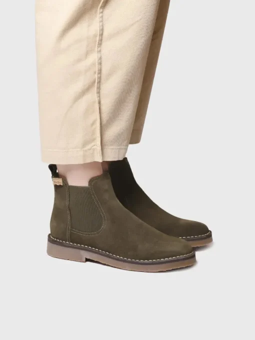 Toni Pons ISA-SY - Women's Ankle boot in Suede GREEN Best