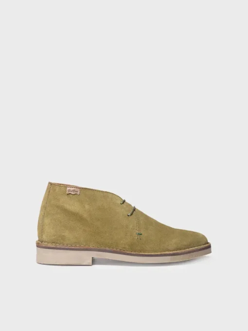 Toni Pons JACOB-SY - Men's Suede Ankle boot GREEN Outlet