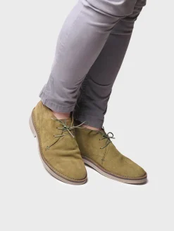 Toni Pons JACOB-SY - Men's Suede Ankle boot GREEN Outlet