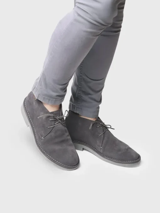 Toni Pons JACOB-SY - Men's Suede Ankle boot GRAY Outlet